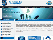 Tablet Screenshot of omsaiprotection.com